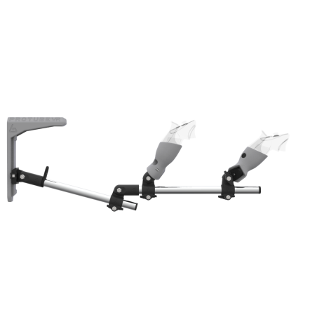 starter gunstock meta quest 3 with chrome armature and grey stock MK2 and cups