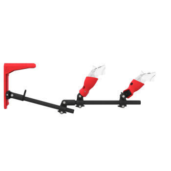 starter gunstock meta quest 3 with carbon armature and red stock MK2 and cups