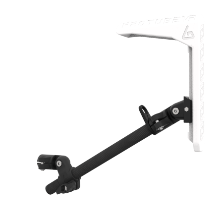 starter extension carbon armature white mk2 stock left view