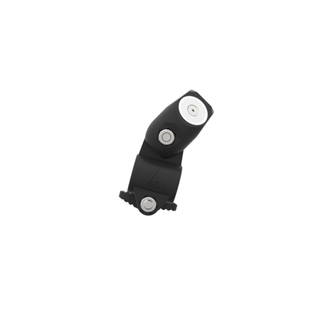 side view of a notched bracket for provolver shoulder extension