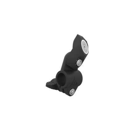 rear view of a notched bracket for provolver shoulder extension