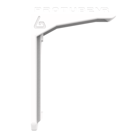Side view of a white MK2 stock spare part without slider