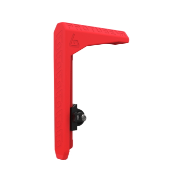 Right view of red MK2 adjustable shoulder stock for vr gunstock