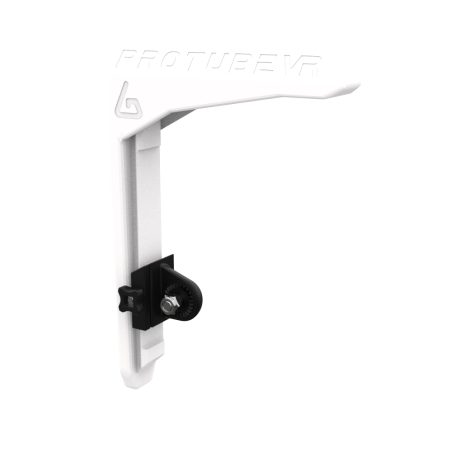 Side view of white MK2 adjustable shoulder stock for vr gunstock