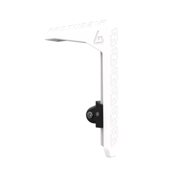 Left view of white MK2 adjustable shoulder stock for vr gunstock
