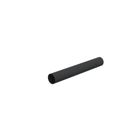 Left view of a 130mm carbon tube