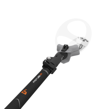 Close view of Swing It VR golf club for Sony PSVR 2 Carbon Armature and Grey PLA cups Left hand