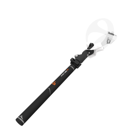 View of Swing It VR golf club for Sony PSVR 2 Carbon Armature and White PLA cups Left hand