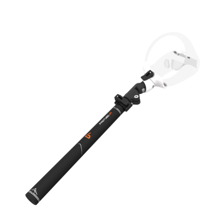 View of Swing It VR golf club for Sony PSVR 2 Carbon Armature and White PLA cups Right hand