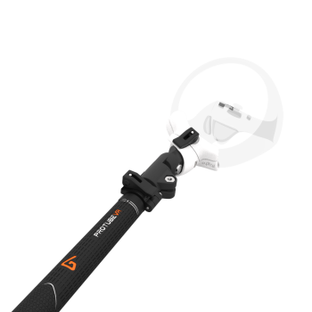 Close view of Swing It VR golf club for Sony PSVR 2 Carbon Armature and White PLA cups Right hand