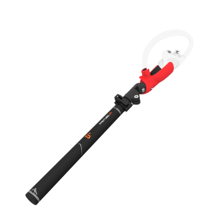 View of Swing It VR golf club for Pico 4 Carbon Armature and Red PLA cups Right hand