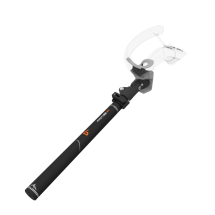 View of Swing It VR golf club for Valve Index Carbon Armature and Grey PLA cups Left hand