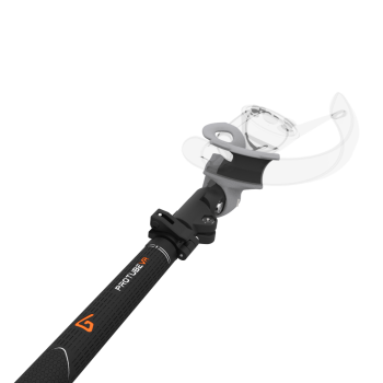 Close view of Swing It VR golf club for Valve Index Carbon Armature and Grey PLA cups Right hand