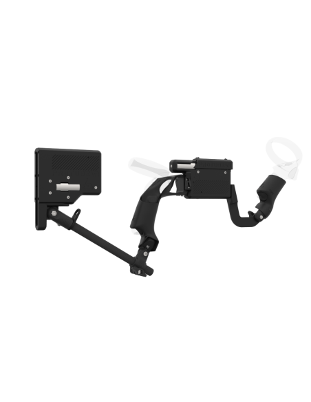 Right view of ProVolver for Focus 3 and XR Elite with Black Rear Cup Left Explorer haptic stock Carbon tube front carbon