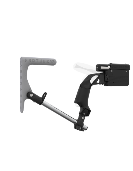 Right view of ProVolver for Focus 3 and XR Elite with Black Rear Cup Left Grey MK1 stock Chrome tube no front
