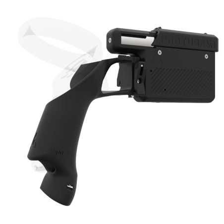 Right view of ProVolver for Focus 3 and XR Elite with Black Rear Cup Right no shoulder stock no front