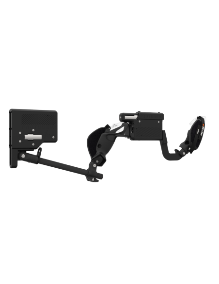 Right view of ProVolver for Meta Quest 3 and Quest Pro with Black Rear Cup Left Explorer haptic stock Carbon tube front carbon