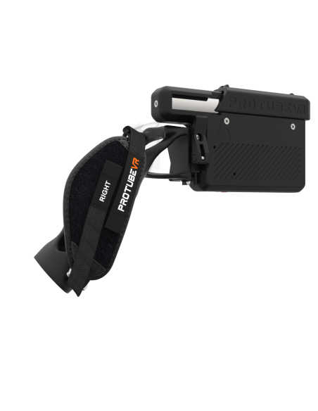 Right view of ProVolver for Meta Quest 3 and Quest Pro with Black Rear Cup Right no shoulder stock no front