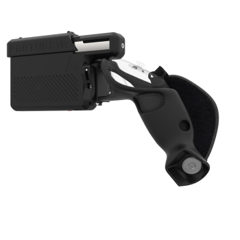 Left view of ProVolver for Meta Quest 3 and Quest Pro with Black Rear Cup Right no shoulder stock no front