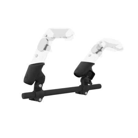 Right view of Right hand Starter vr gun stock for HTC Vive without shoulder stock and Black cups Carbon tube