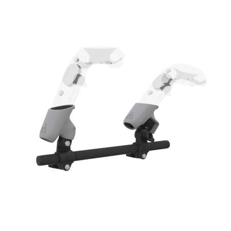 Right view of Right hand Starter vr gun stock for HTC Vive without shoulder stock and Grey cups Carbon tube