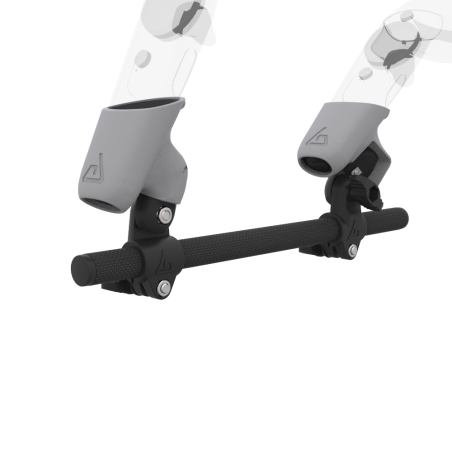 Zoom view of Right hand Starter vr gun stock for HTC Vive without shoulder stock and Grey cups Carbon tube