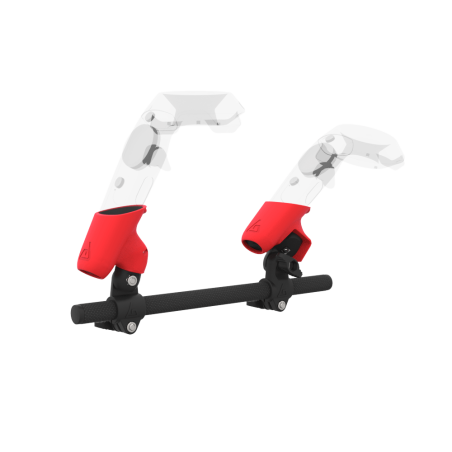 Right view of Right hand Starter vr gun stock for HTC Vive without shoulder stock and Red cups Carbon tube