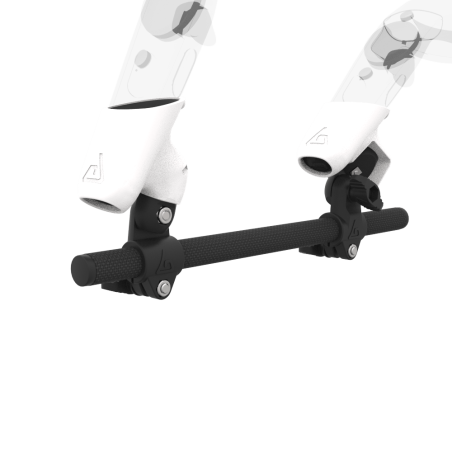 Zoom view of Right hand Starter vr gun stock for HTC Vive without shoulder stock and White cups Carbon tube