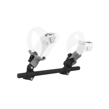 Right view of Right hand Starter vr gun stock for PSVR 2 without shoulder stock and Grey cups Carbon tube