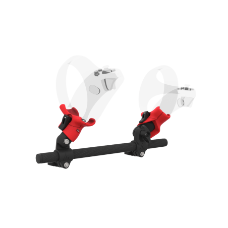 Right view of Right hand Starter vr gun stock for PSVR 2 without shoulder stock and Red cups Carbon tube