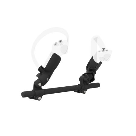 Right view of Right hand Starter vr gun stock for Pico 4 without shoulder stock and Black cups Carbon tube
