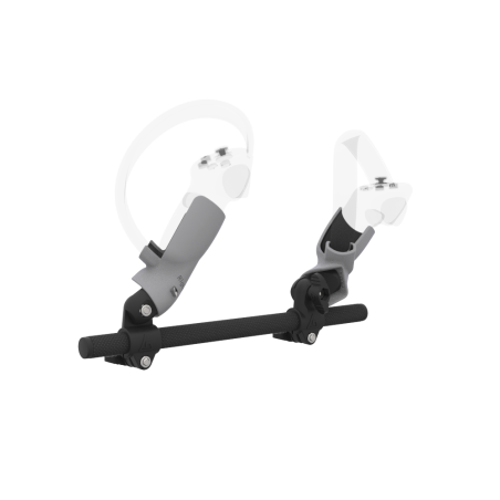 Right view of Right hand Starter vr gun stock for Pico 4 without shoulder stock and Grey cups Carbon tube