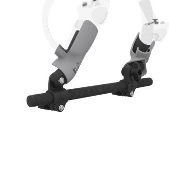 Zoom view of Right hand Starter vr gun stock for Pico 4 without shoulder stock and Grey cups Carbon tube