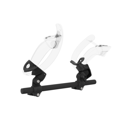 Right view of Right hand Starter vr gun stock for Valve Index without shoulder stock and Black cups Carbon tube