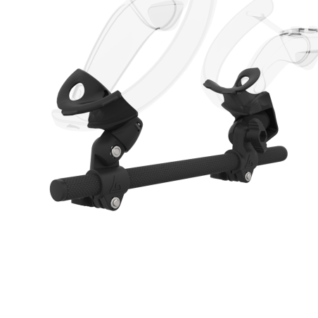 Zoom view of Right hand Starter vr gun stock for Valve Index without shoulder stock and Black cups Carbon tube