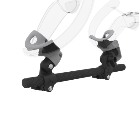 Zoom view of Right hand Starter vr gun stock for Valve Index without shoulder stock and Grey cups Carbon tube
