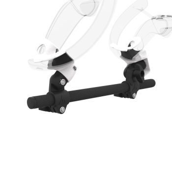 Zoom view of Right hand Starter vr gun stock for Valve Index without shoulder stock and White cups Carbon tube