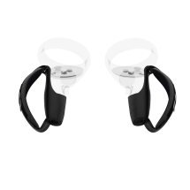 Player view of Prostraps grip MK2 Standalone for VR Meta Quest 2 with transparent controllers