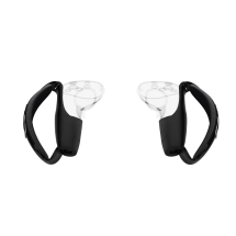 Player view of Prostraps grip MK2 Standalone for VR Meta Quest 3 with transparent controllers