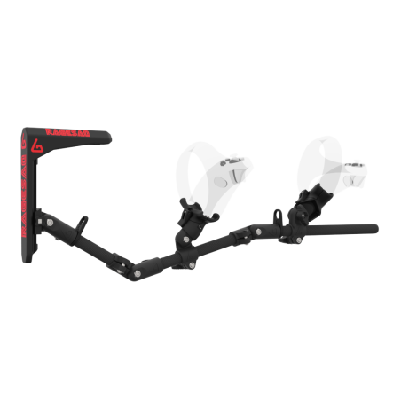 Right view of virtual reality gunstock Magtube full carbon with for Playstation PSVR 2 with Ragesaq collaboration stock