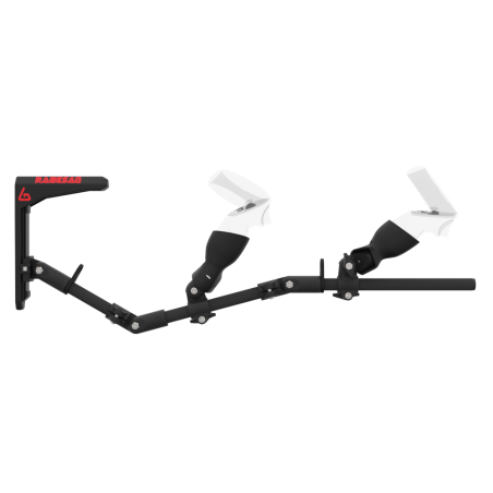 Side view of virtual reality gunstock Magtube full carbon with for Meta Quest 2 with Ragesaq collaboration stock