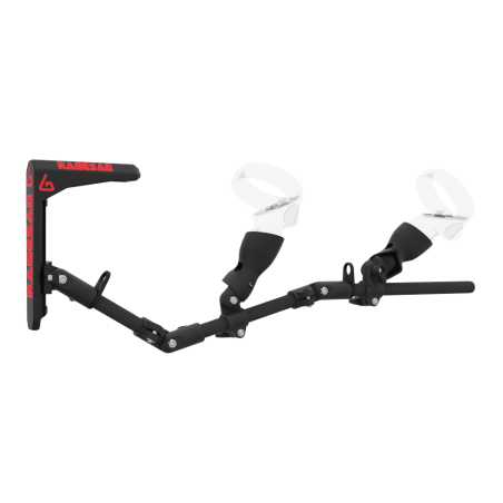 Right view of virtual reality gunstock Magtube full carbon with for Meta Quest 2 with Ragesaq collaboration stock