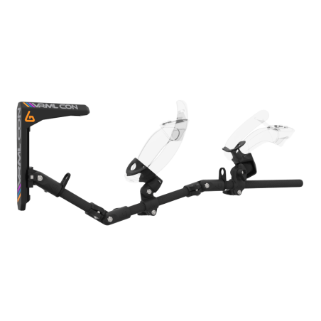 Right view of virtual reality gunstock Magtube full carbon with for Valve Index with VRML collaboration stock