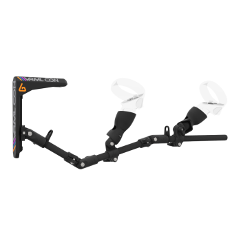 Right view of virtual reality gunstock Magtube full carbon with for Meta Quest 2 with VRML collaboration stock