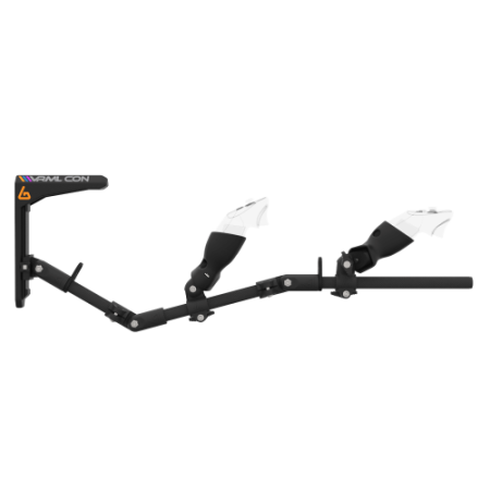 Side view of virtual reality gunstock Magtube full carbon with for Pico 4 Ultra with VRML collaboration stock