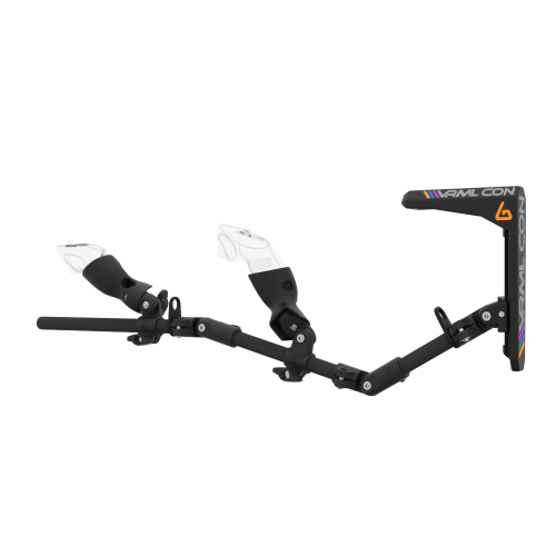 Left view of virtual reality gunstock Magtube full carbon with for Pico 4 Ultra with VRML collaboration stock