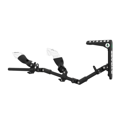 Left view of virtual reality gunstock Magtube full carbon with for Pico 4 Ultra with XYRAGE collaboration stock