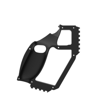 Side view of a ProBolter Gun rear cup assembly bolt part for focus 3 right hand