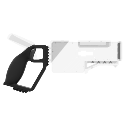 Side of a ProBolter Gun rear cup for focus 3 xr elite right hand with a transparent bolter module