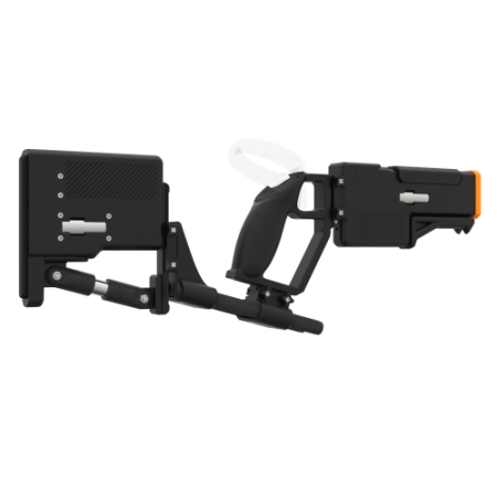 Right of a probolter heavy for focus 3 and xr elite with black carbon rear cup for right hand with recoil stock with orange tip